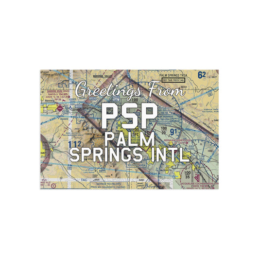 PSP Postcard | Palm Springs International Airport Card