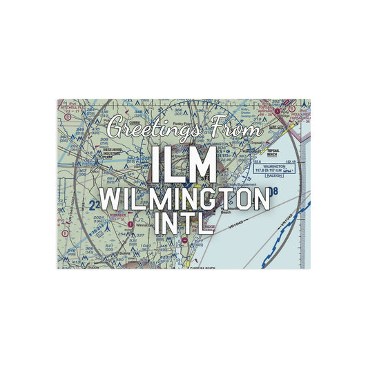 ILM Postcard | Wilmington International Airport Card
