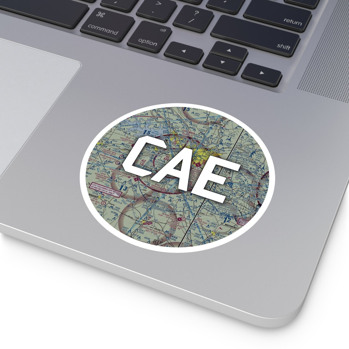 CAE Round Sticker | Columbia Metro Airport Sticker