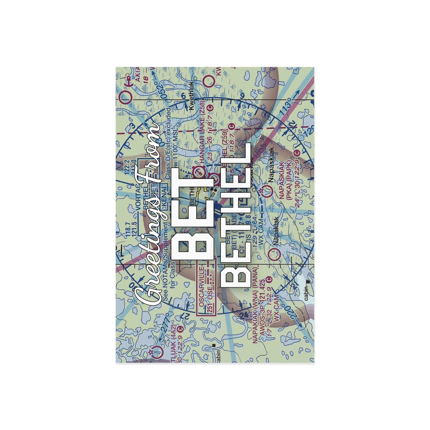 BET Postcard | Bethel Airport Card