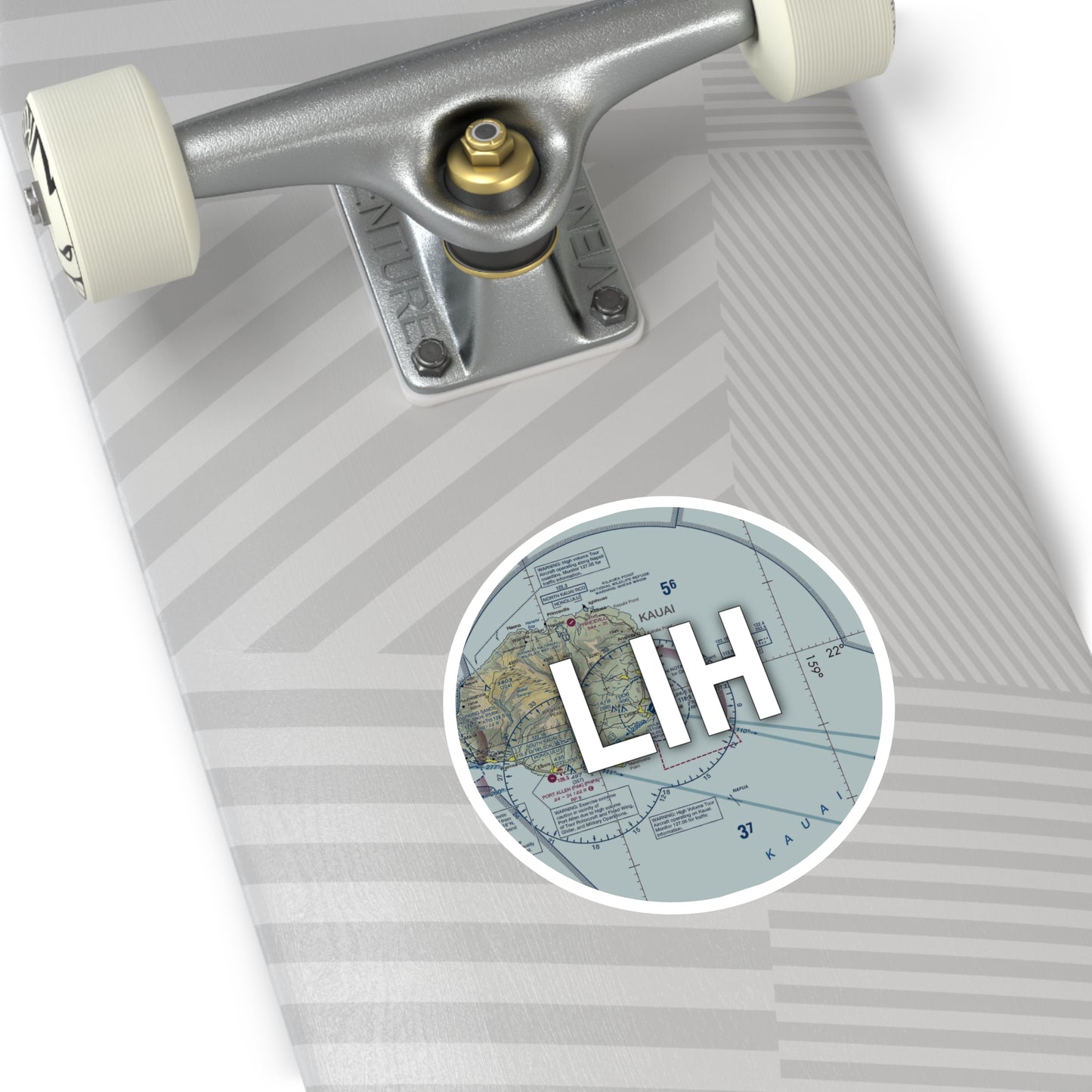 LIH Round Sticker | Lihue Airport Sticker