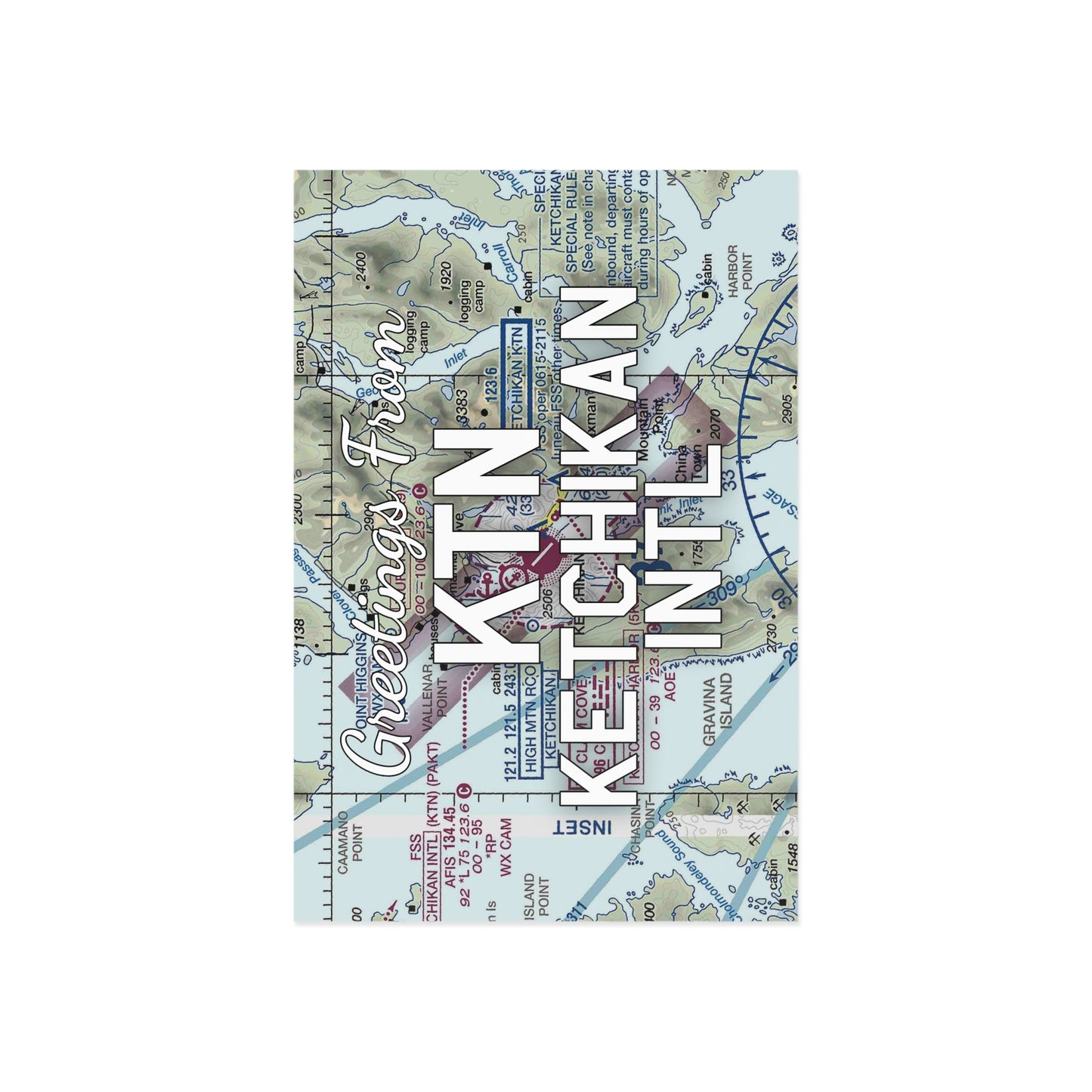 KTN Postcard | Ketchikan International Airport Card