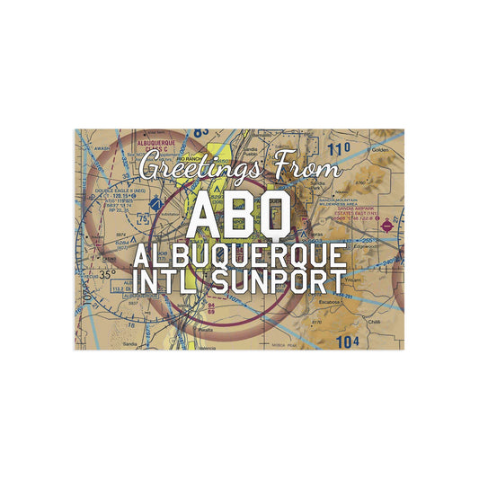 ABQ Postcard | Albuquerque International Sunport Airport Card