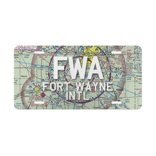 FWA Vanity Plate | Fort Wayne International Airport Vanity Plate