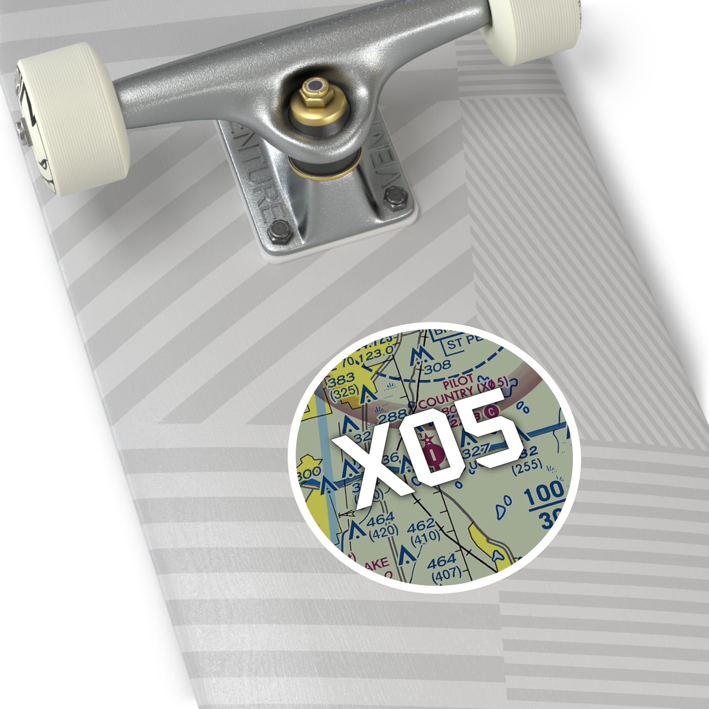 X05 Round Sticker | Pilot Country Sticker