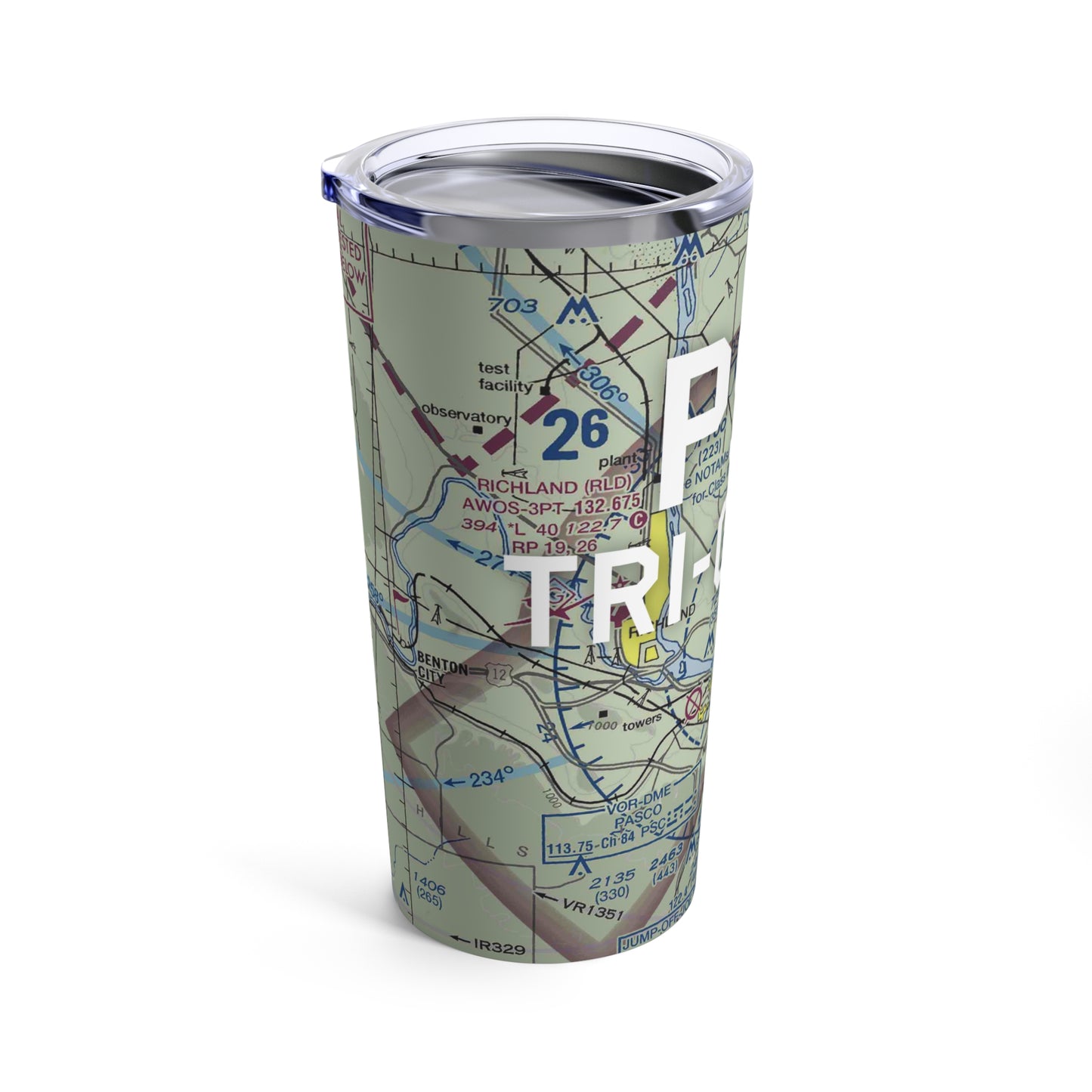 PSC Tumbler | Tri-Cities Airport Tumbler