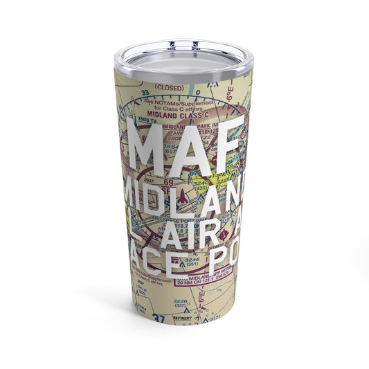 MAF Tumbler | Midland International Air and Space Port Airport Tumbler