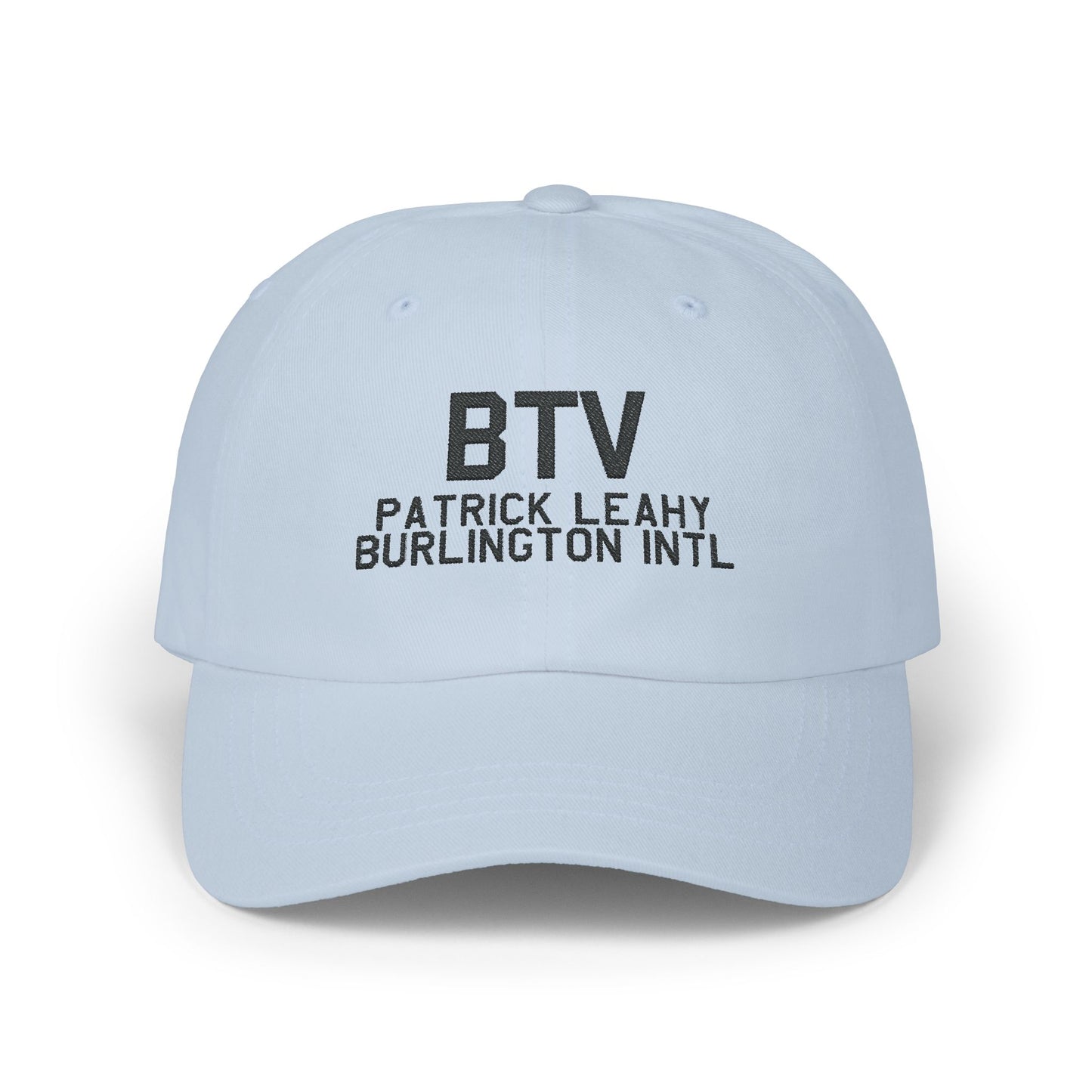 BTV Dad Cap | Patrick Leahy Burlington International Airport Hat