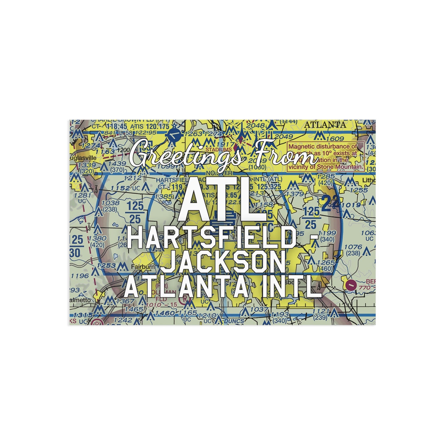 ATL Postcard | Hartsfield - Jackson Atlanta International Airport Card