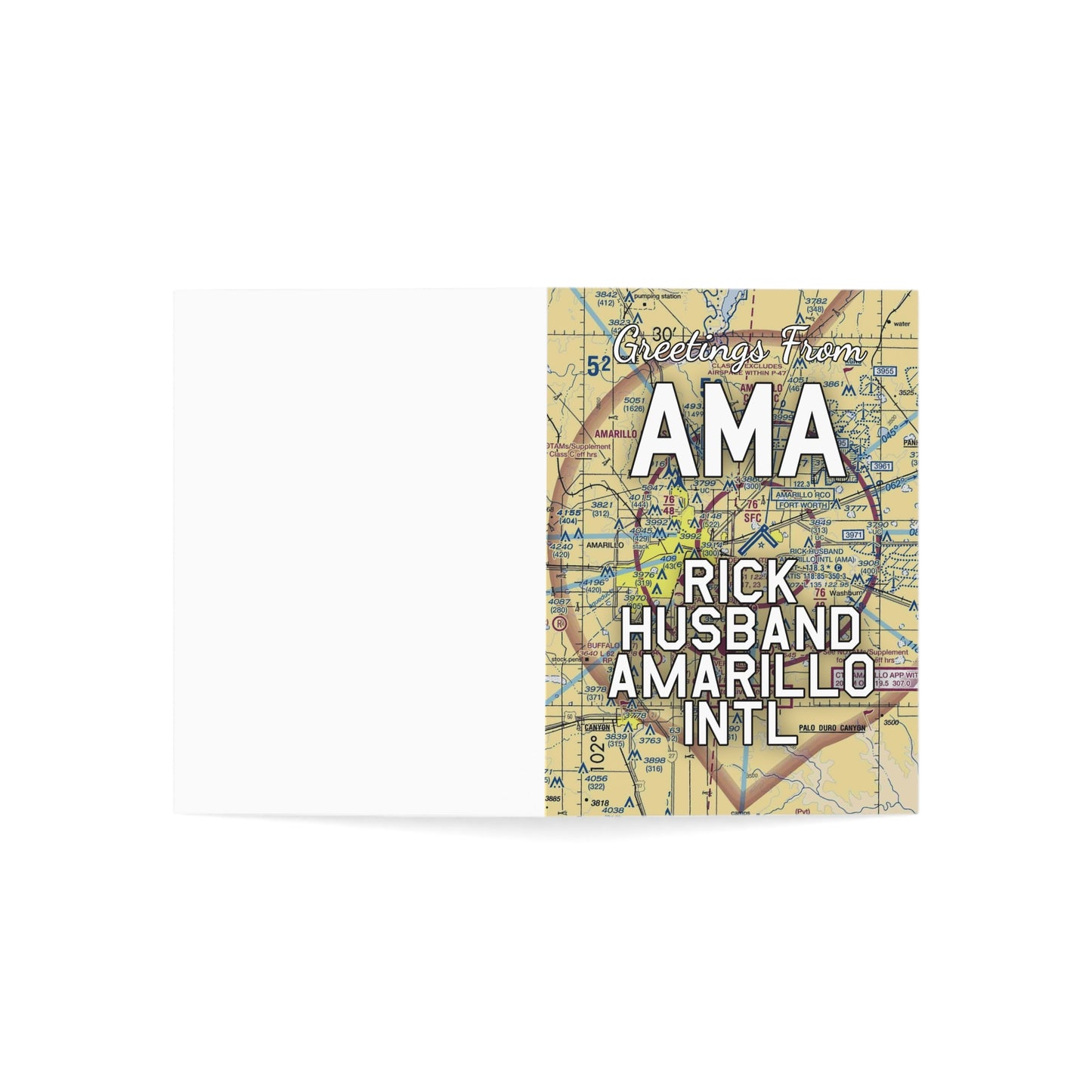 AMA Greeting Cards | Rick Husband Amarillo International Airport Cards