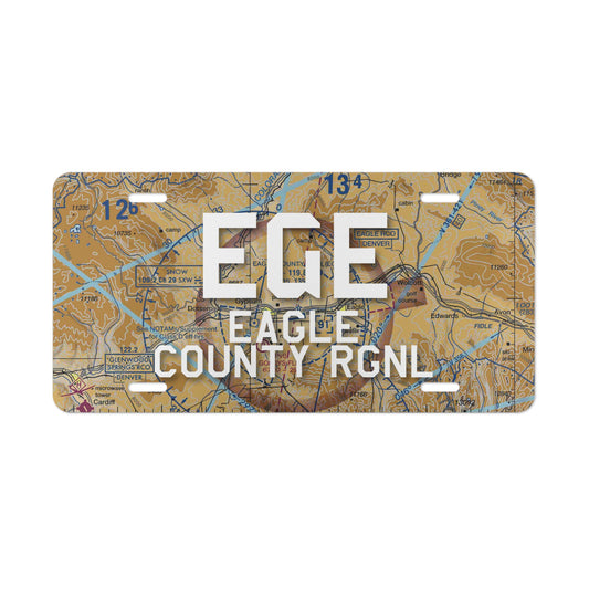 EGE Vanity Plate | Eagle County Regional Airport Vanity Plate
