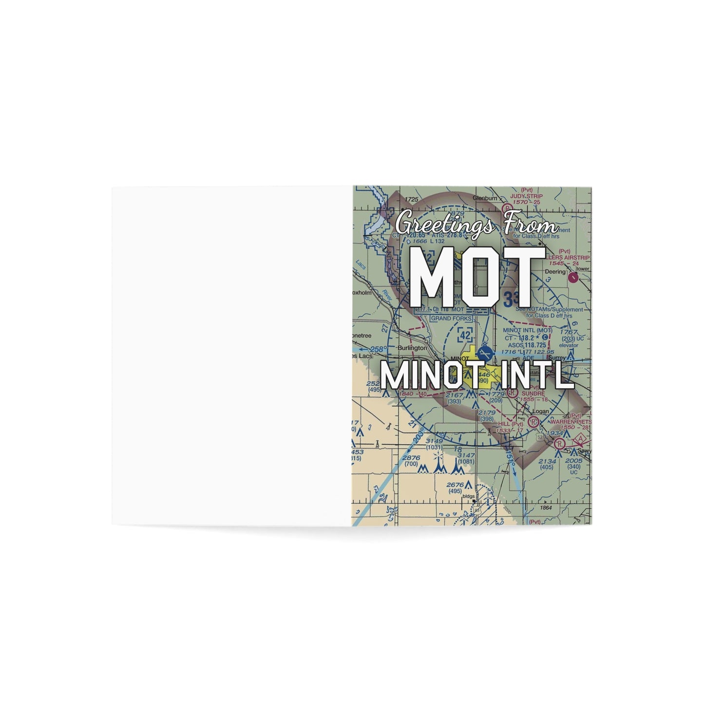 MOT Greeting Cards | Minot International Airport Cards