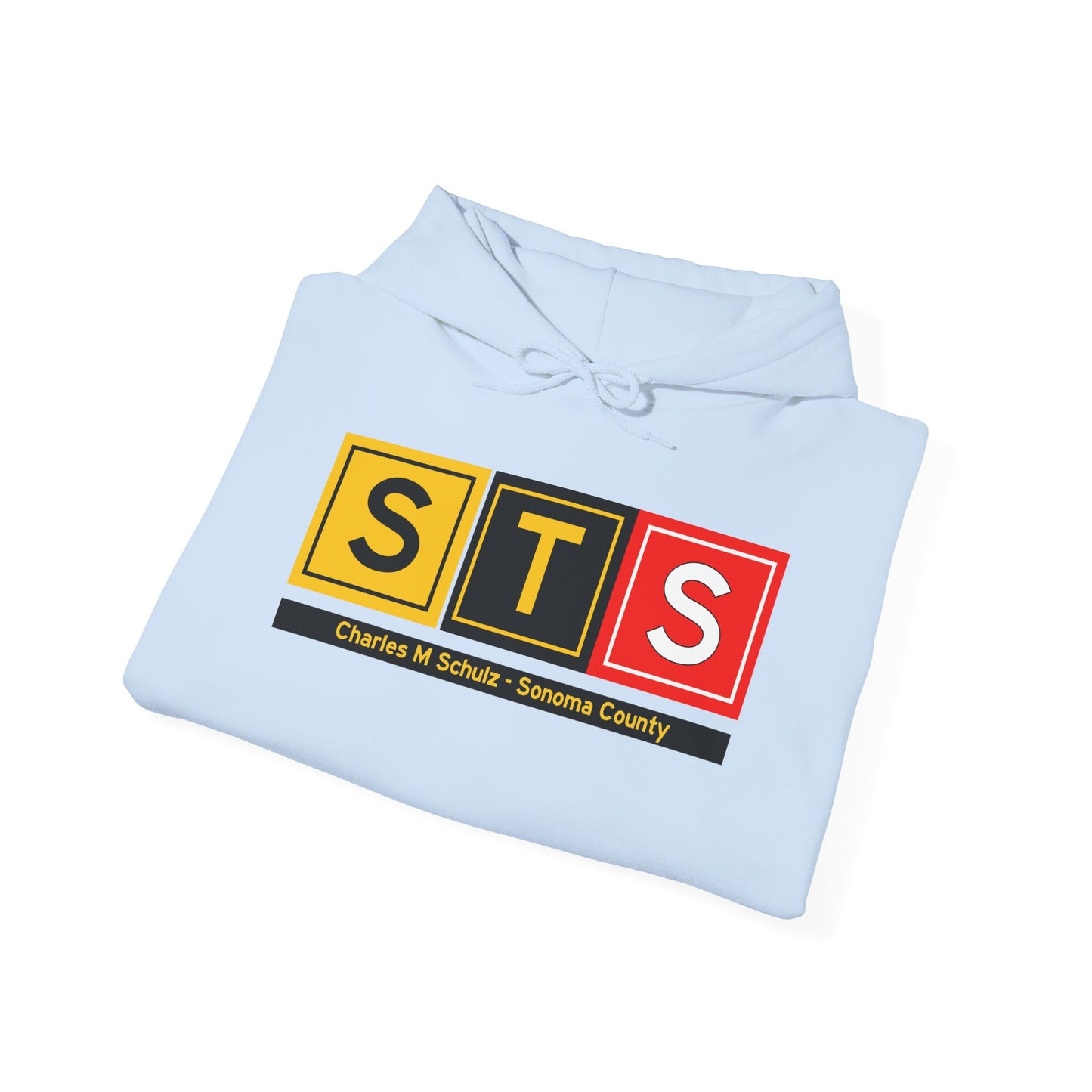 STS Taxiway Hoodie w/ Airport Name | Charles M Schulz - Sonoma County Airport Hoodie