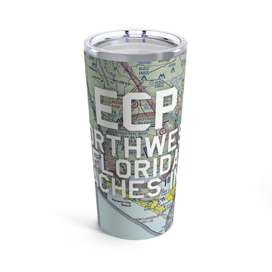 ECP Tumbler | Northwest Florida Beaches International Airport Tumbler