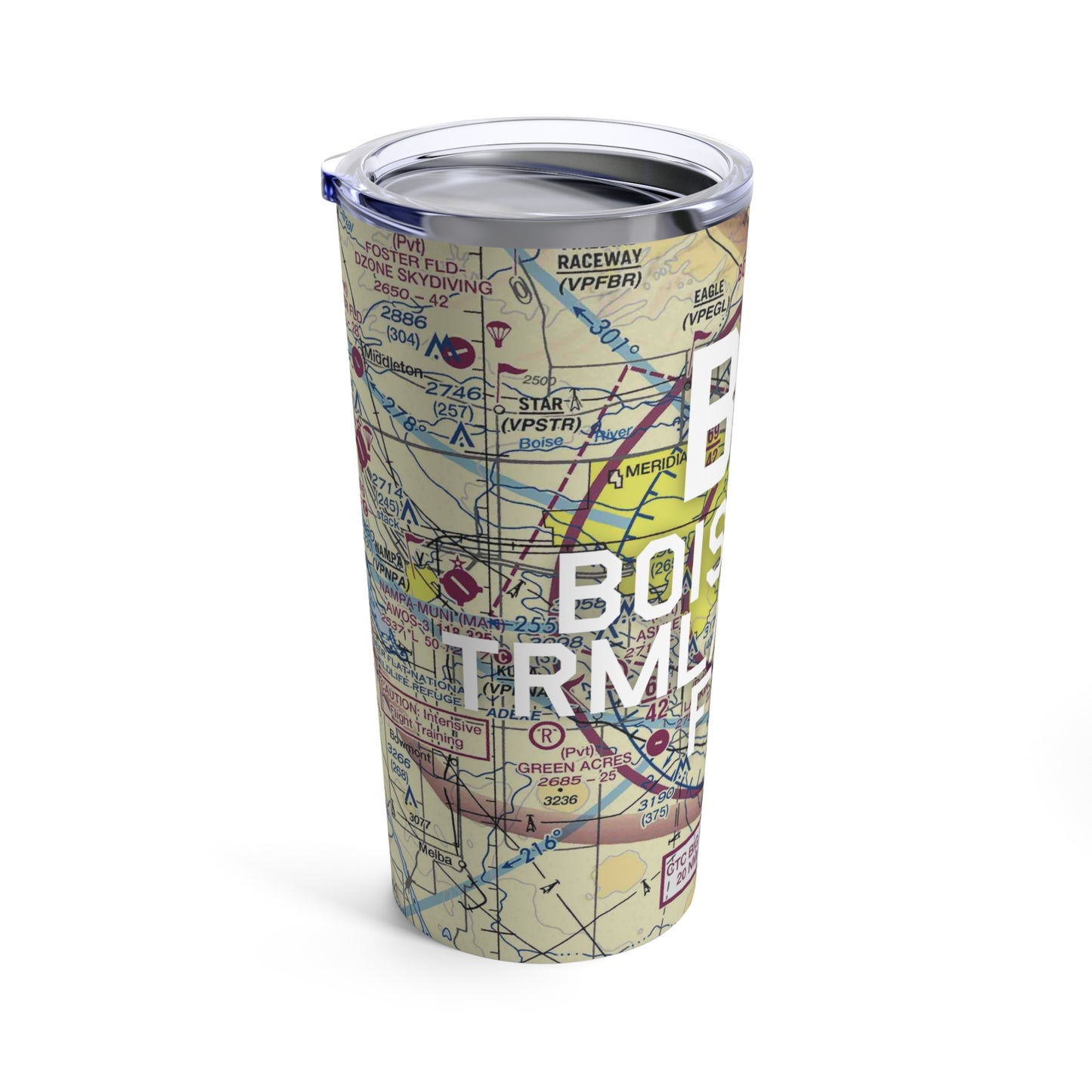 BOI Tumbler | Boise Air Trml/Gowen Field Airport Tumbler