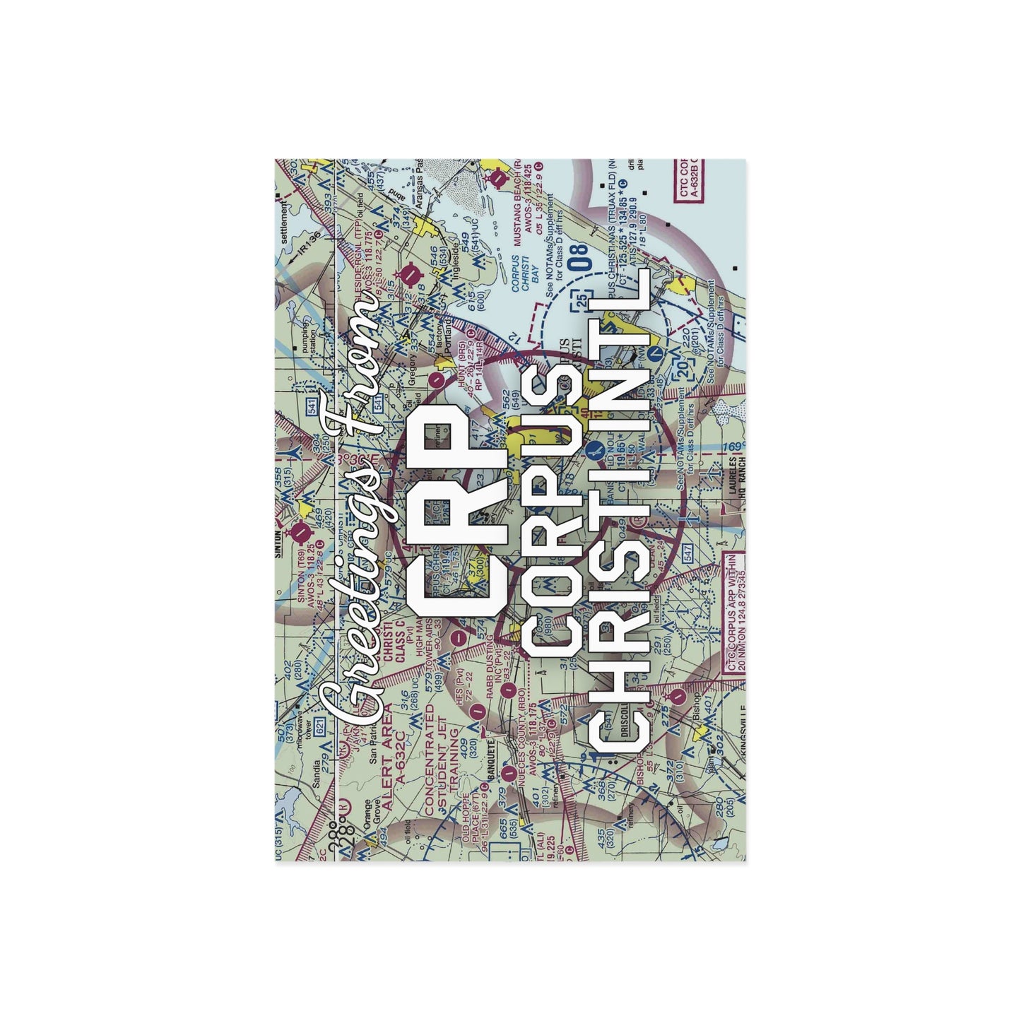 CRP Postcard | Corpus Christi International Airport Card