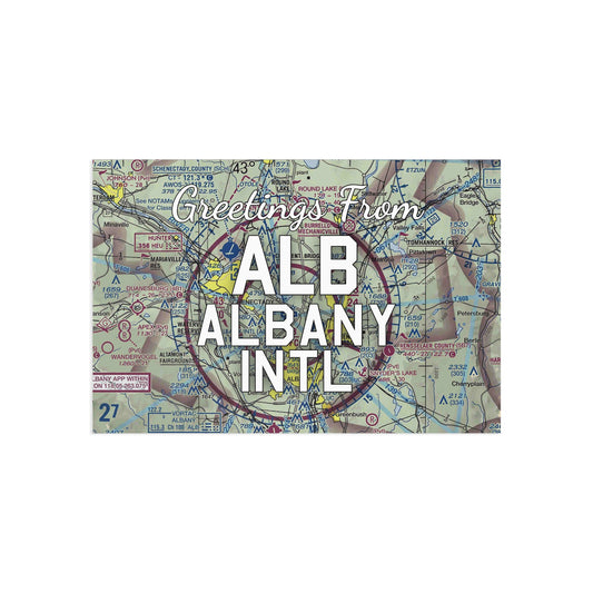 ALB Postcard | Albany International Airport Card