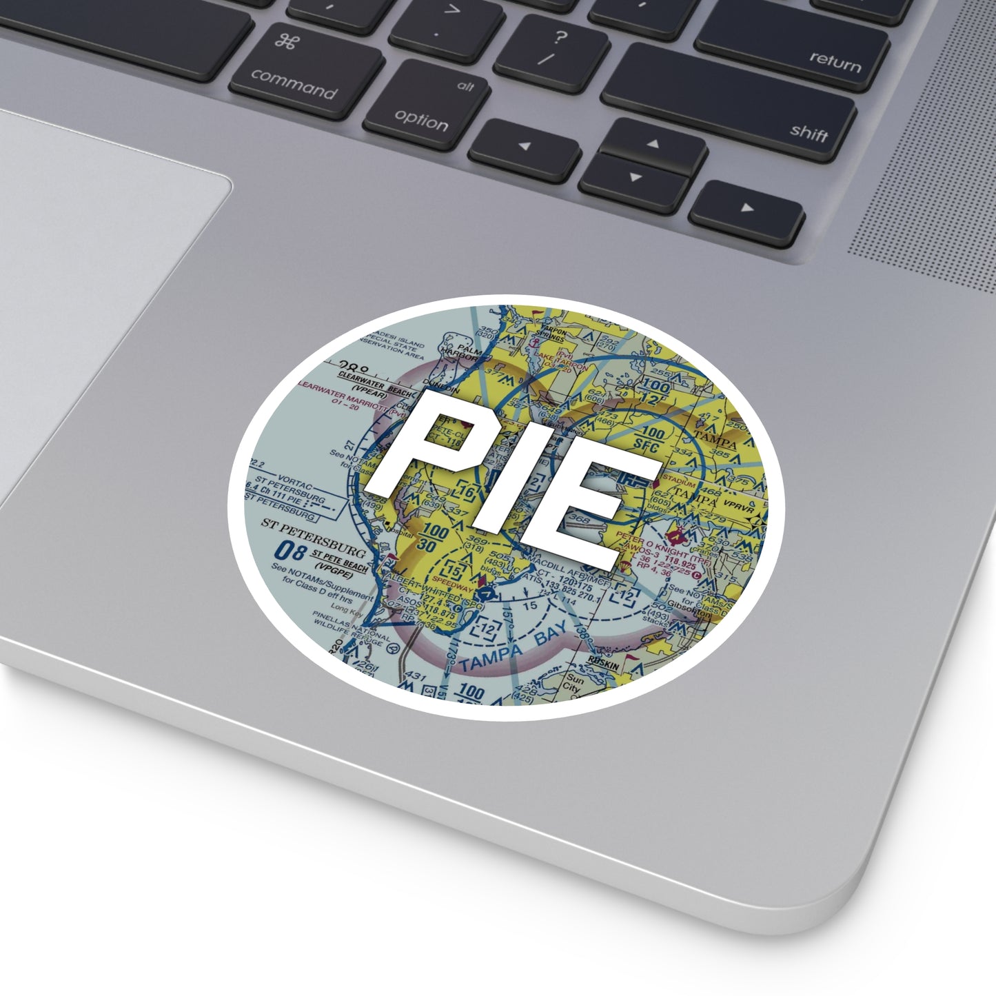 PIE Round Sticker | St Pete-Clearwater International Airport Sticker