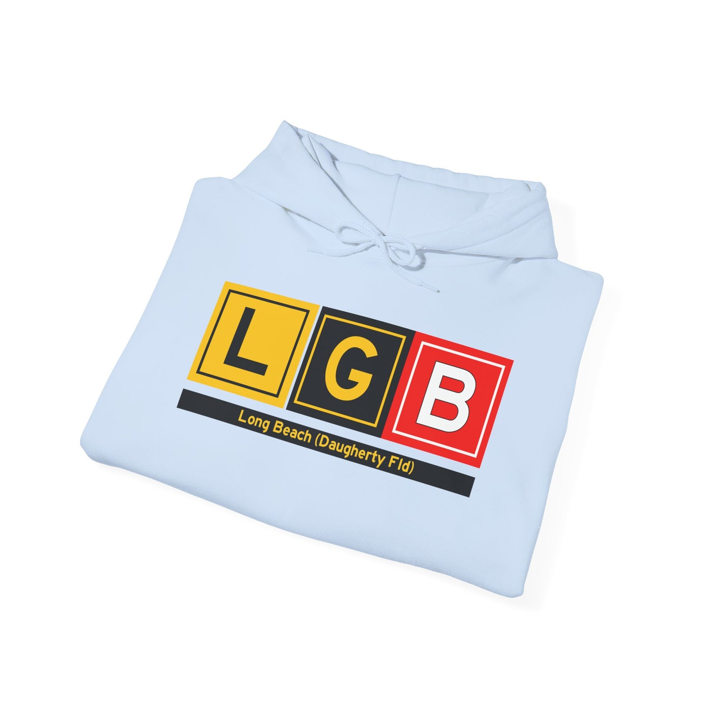 LGB Taxiway Hoodie w/ Airport Name | Long Beach (Daugherty Field) Airport Hoodie