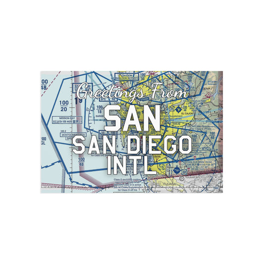 SAN Postcard | San Diego International Airport Card