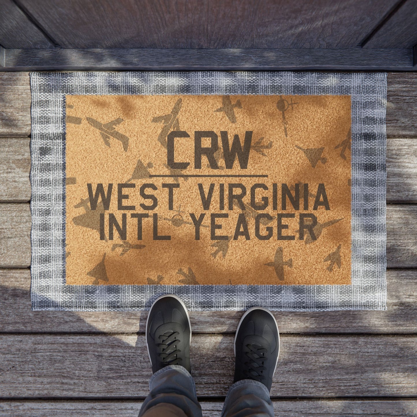 CRW Doormat | West Virginia International Yeager Airport Doormat