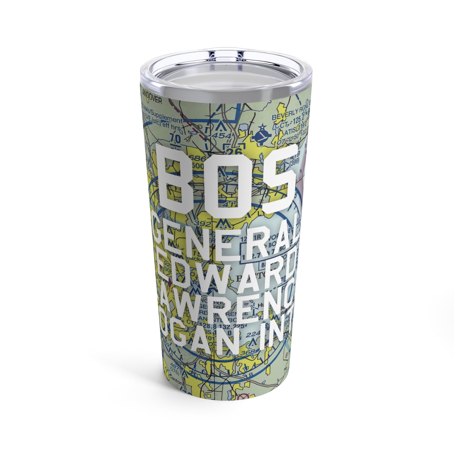 BOS Tumbler | General Edward Lawrence Logan International Airport Tumbler