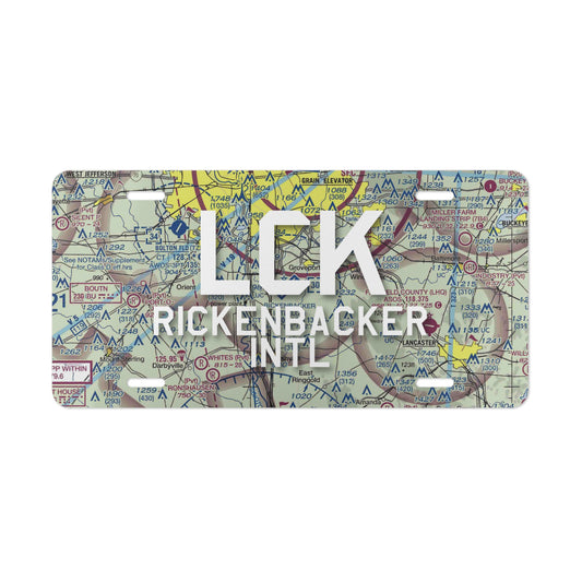 LCK Vanity Plate | Rickenbacker International Airport Vanity Plate