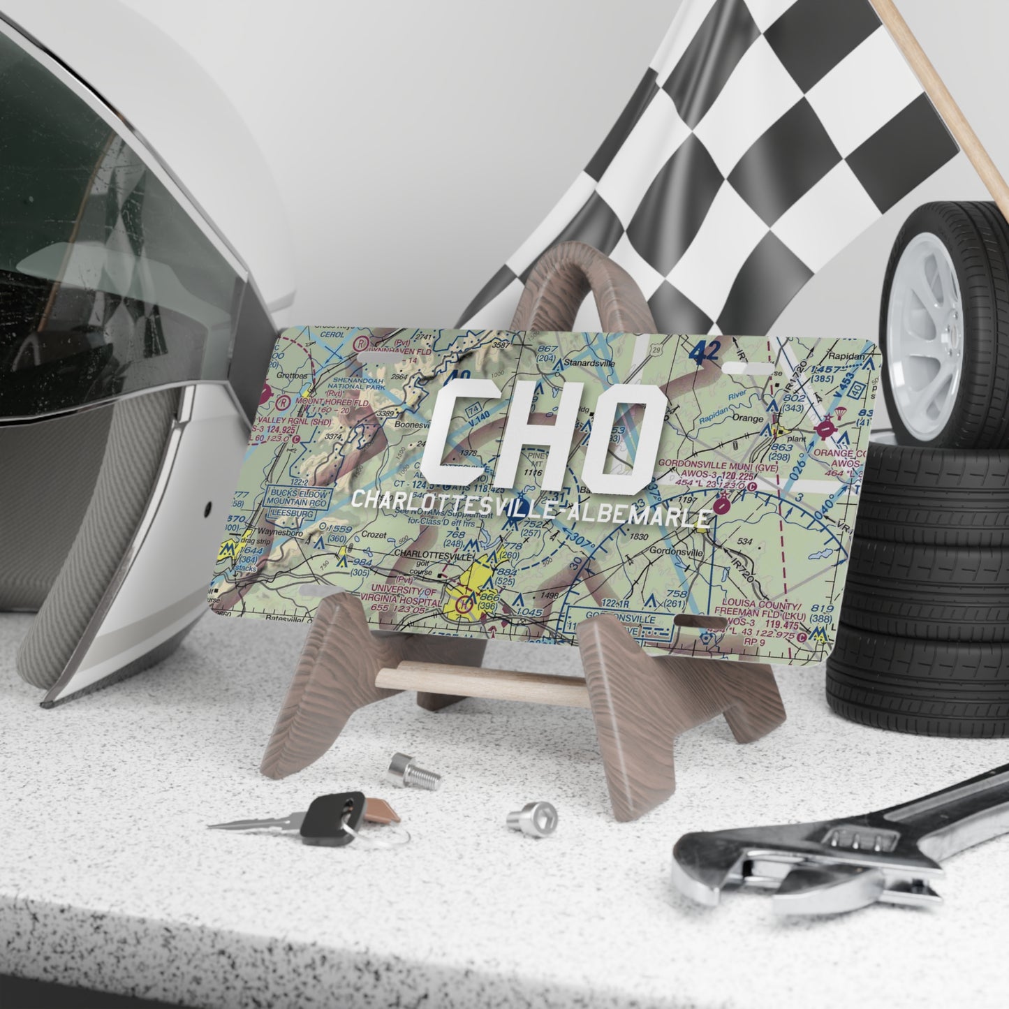 CHO Vanity Plate | Charlottesville-Albemarle Airport Vanity Plate