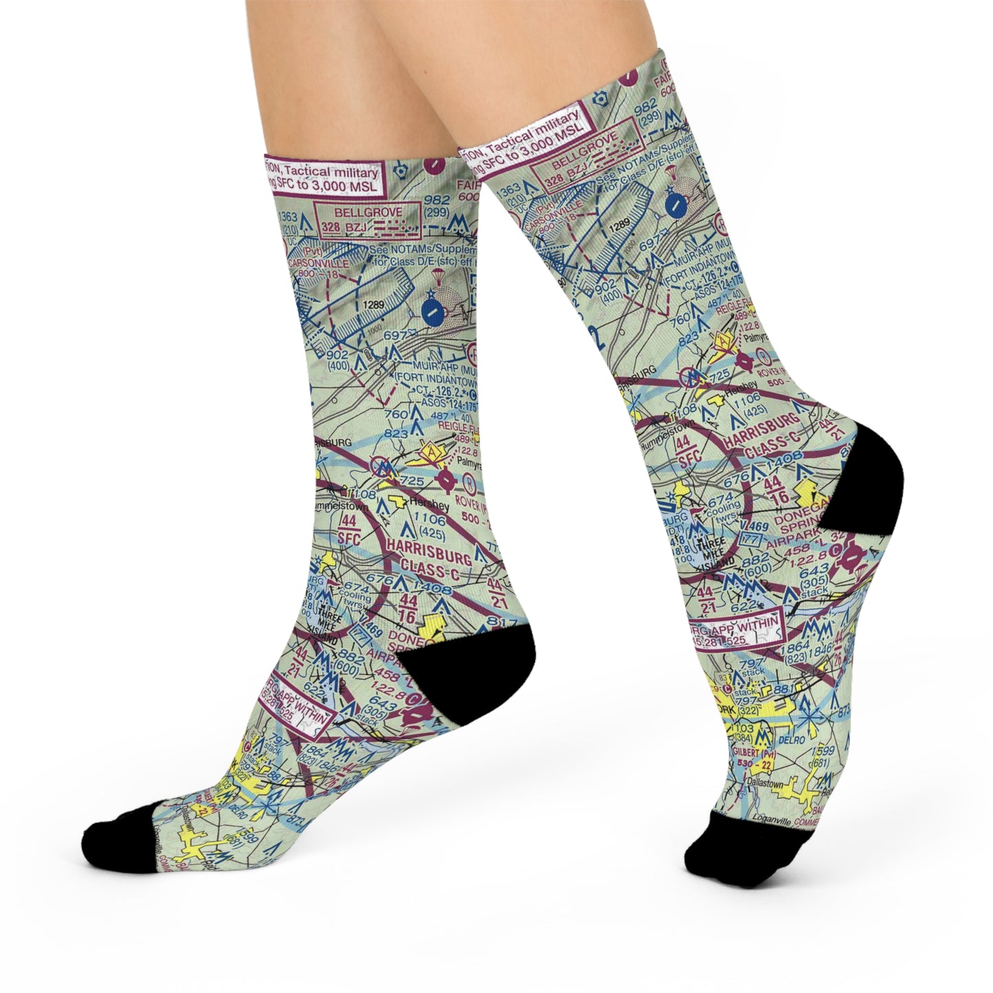 MDT Cushioned Crew Socks | Harrisburg International Airport Socks