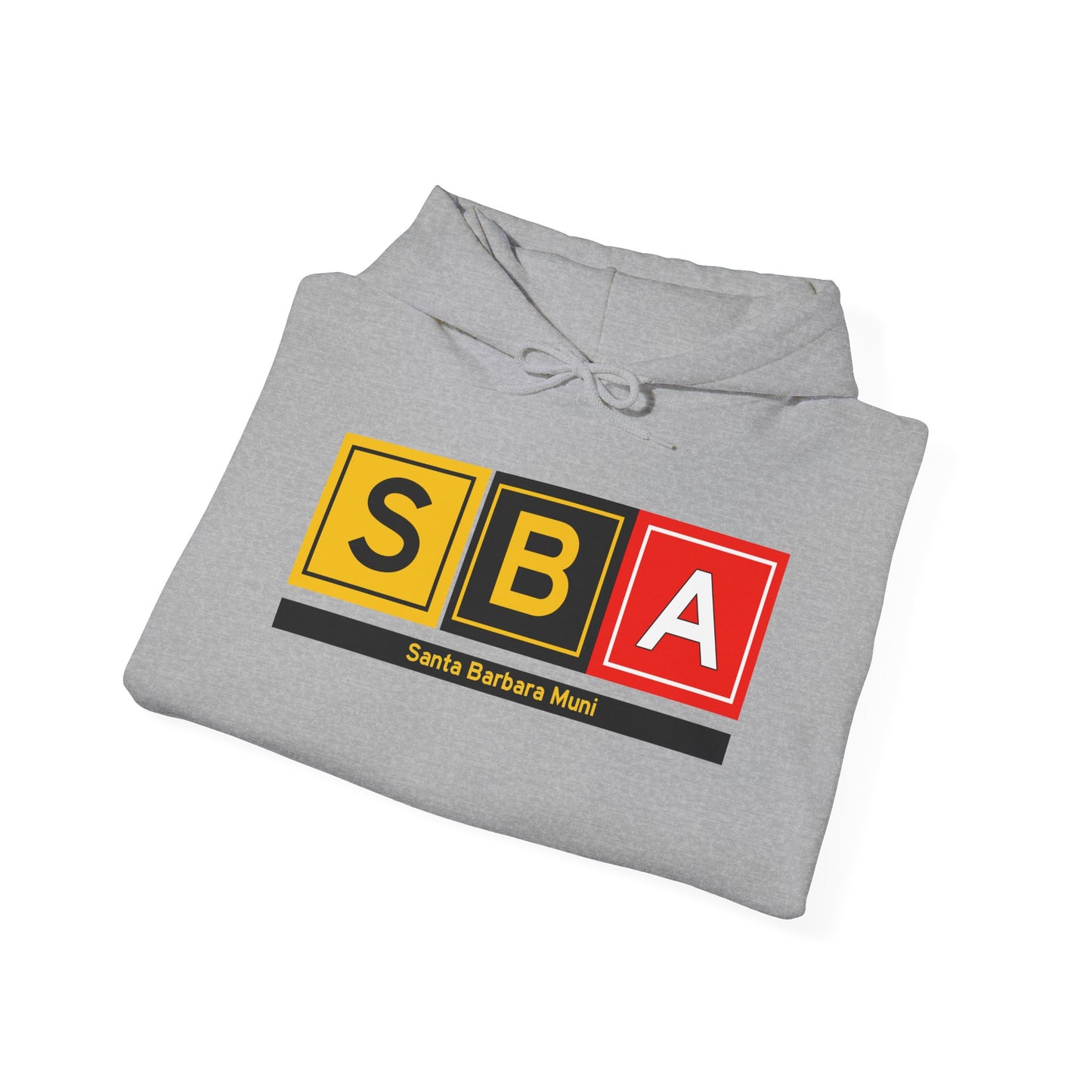 SBA Taxiway Hoodie w/ Airport Name | Santa Barbara Municipal Airport Hoodie