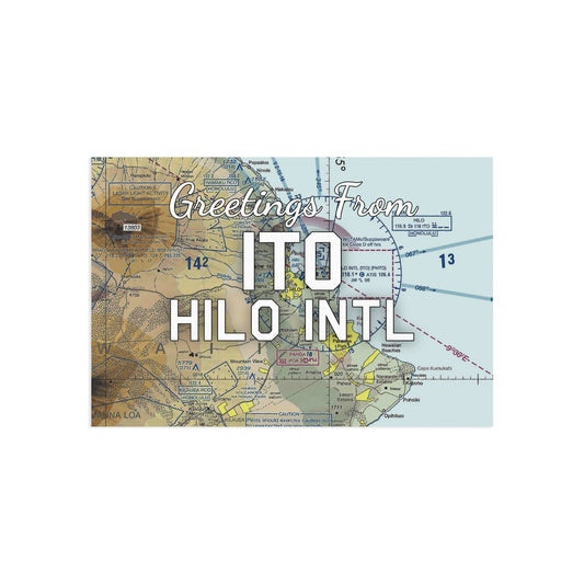 ITO Postcard | Hilo International Airport Card