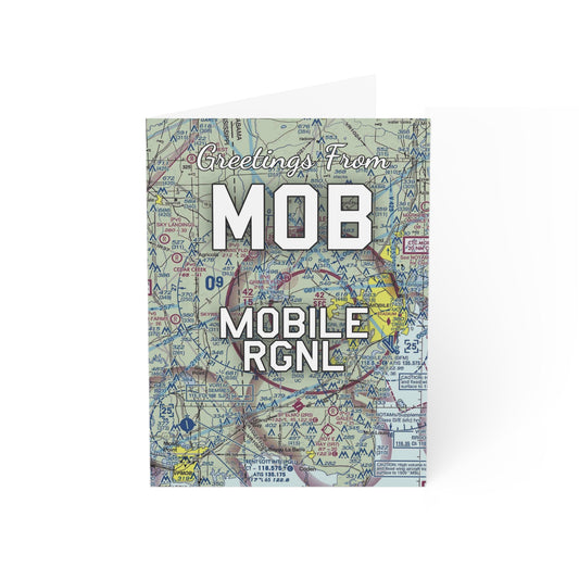 MOB Greeting Cards | Mobile Regional Airport Cards