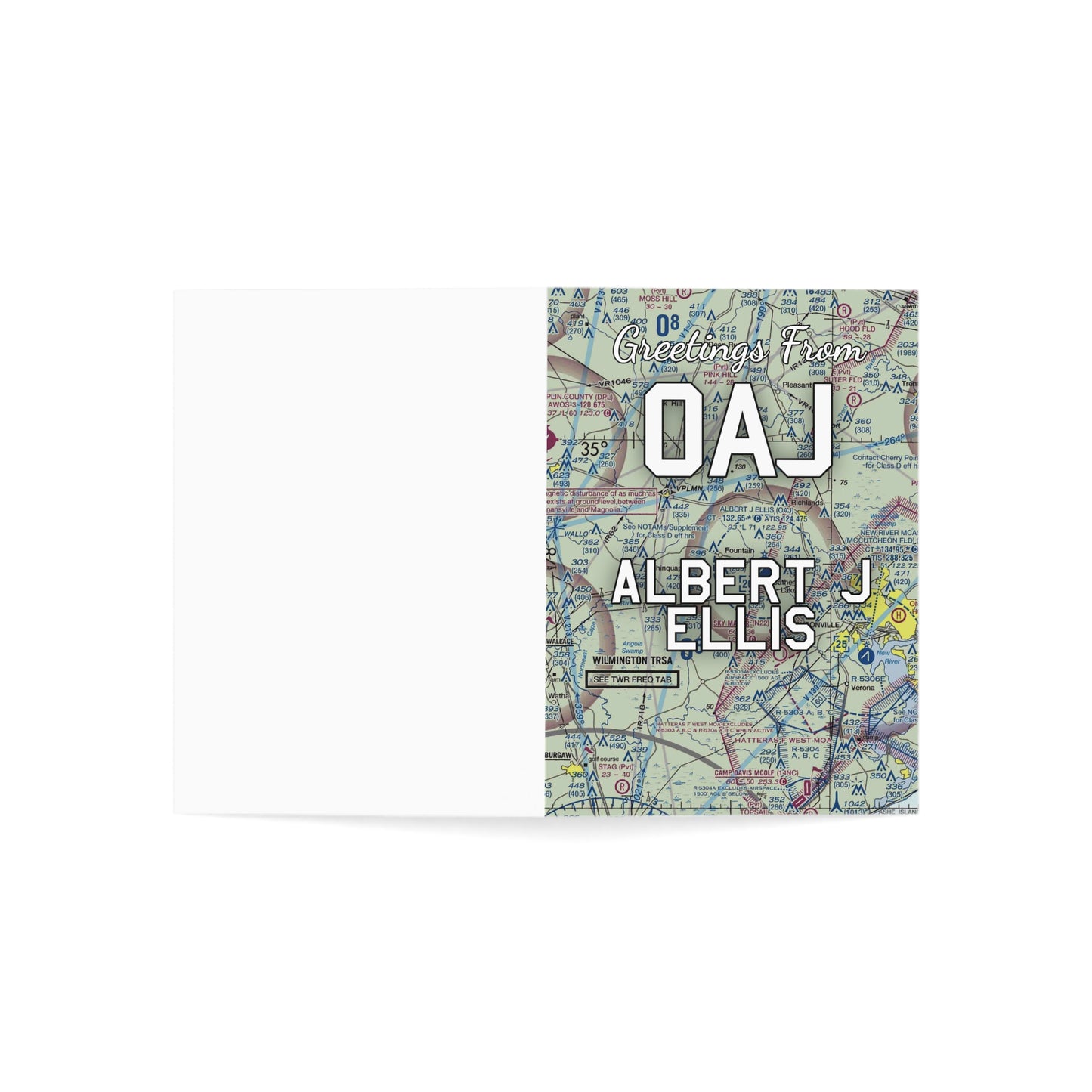 OAJ Greeting Cards | Albert J Ellis Airport Cards