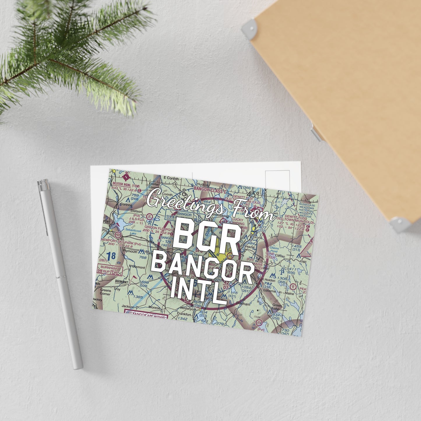 BGR Postcard | Bangor International Airport Card