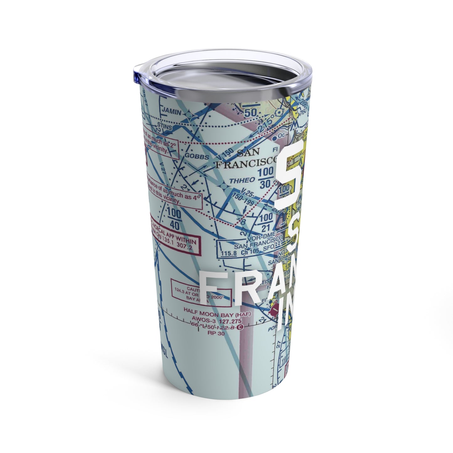 SFO Tumbler | San Francisco International Airport Tumbler