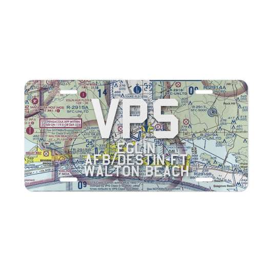 VPS Vanity Plate | Eglin AFB/Destin-Ft Walton Beach Airport Vanity Plate