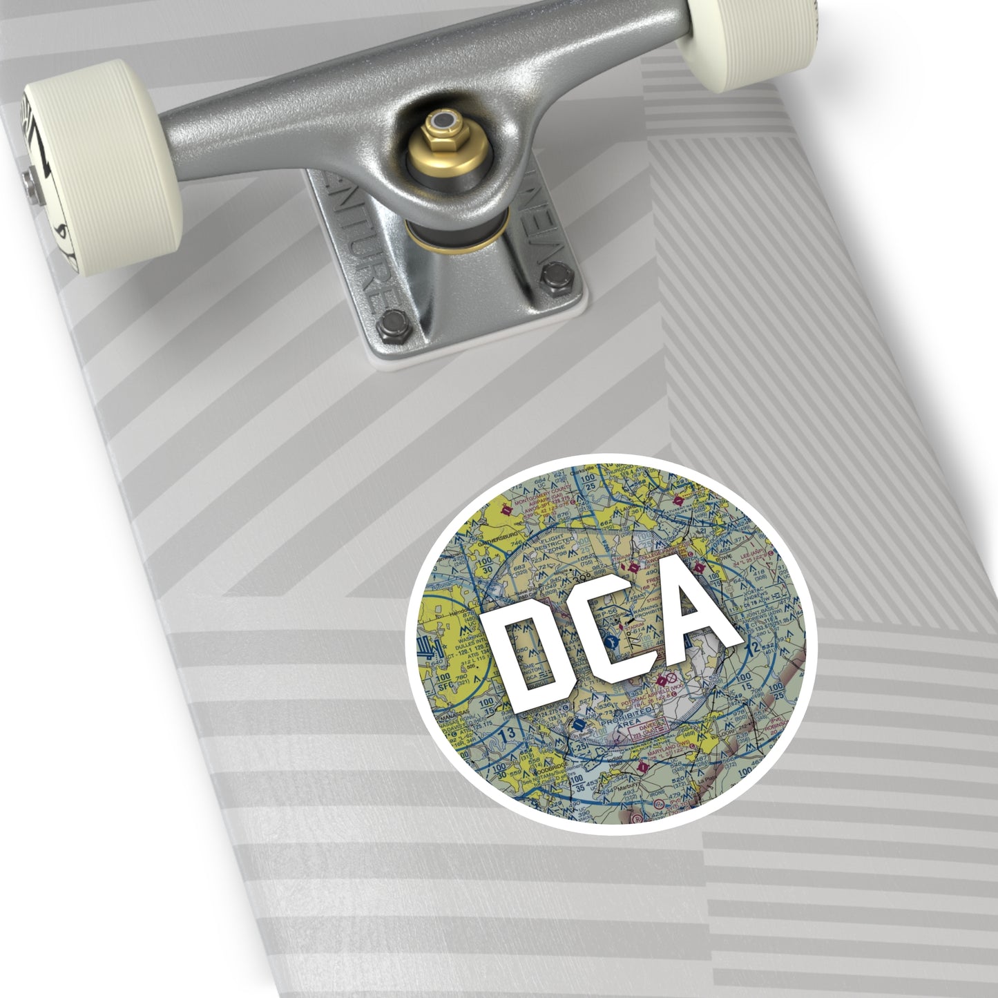 DCA Round Sticker | Ronald Reagan Washington National Airport Sticker