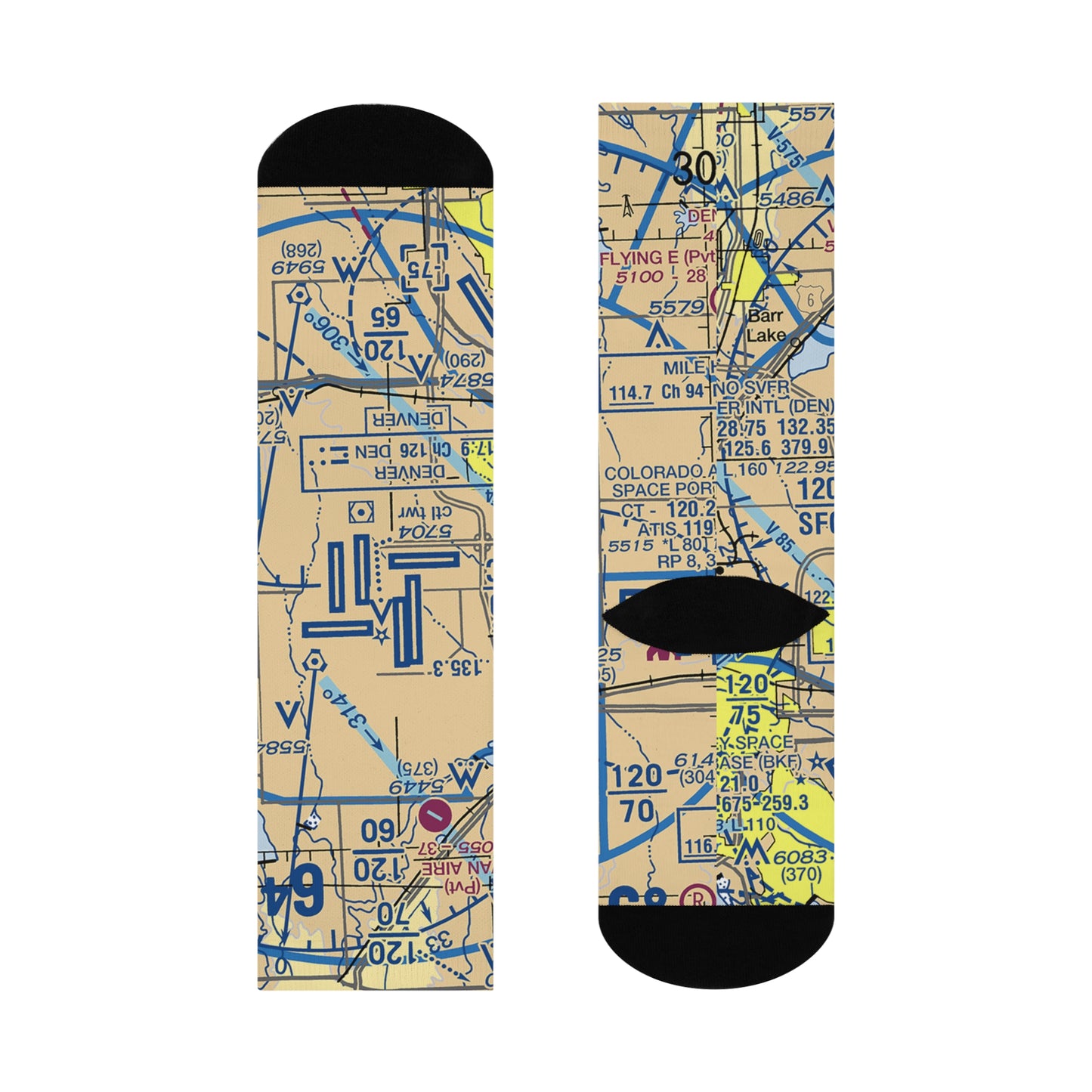 DEN Cushioned Crew Socks | Denver International Socks