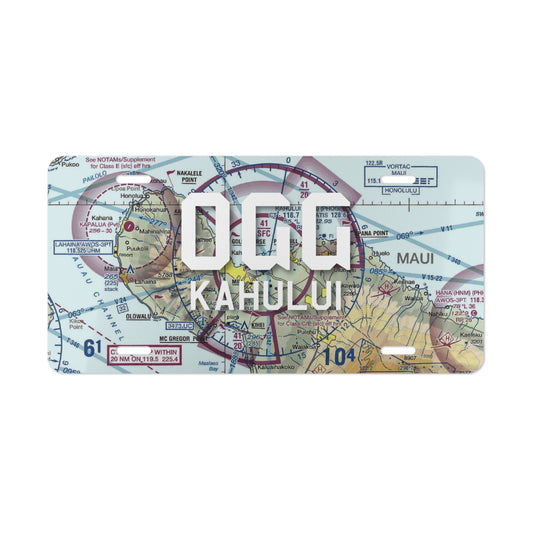 OGG Vanity Plate | Kahului Airport Vanity Plate