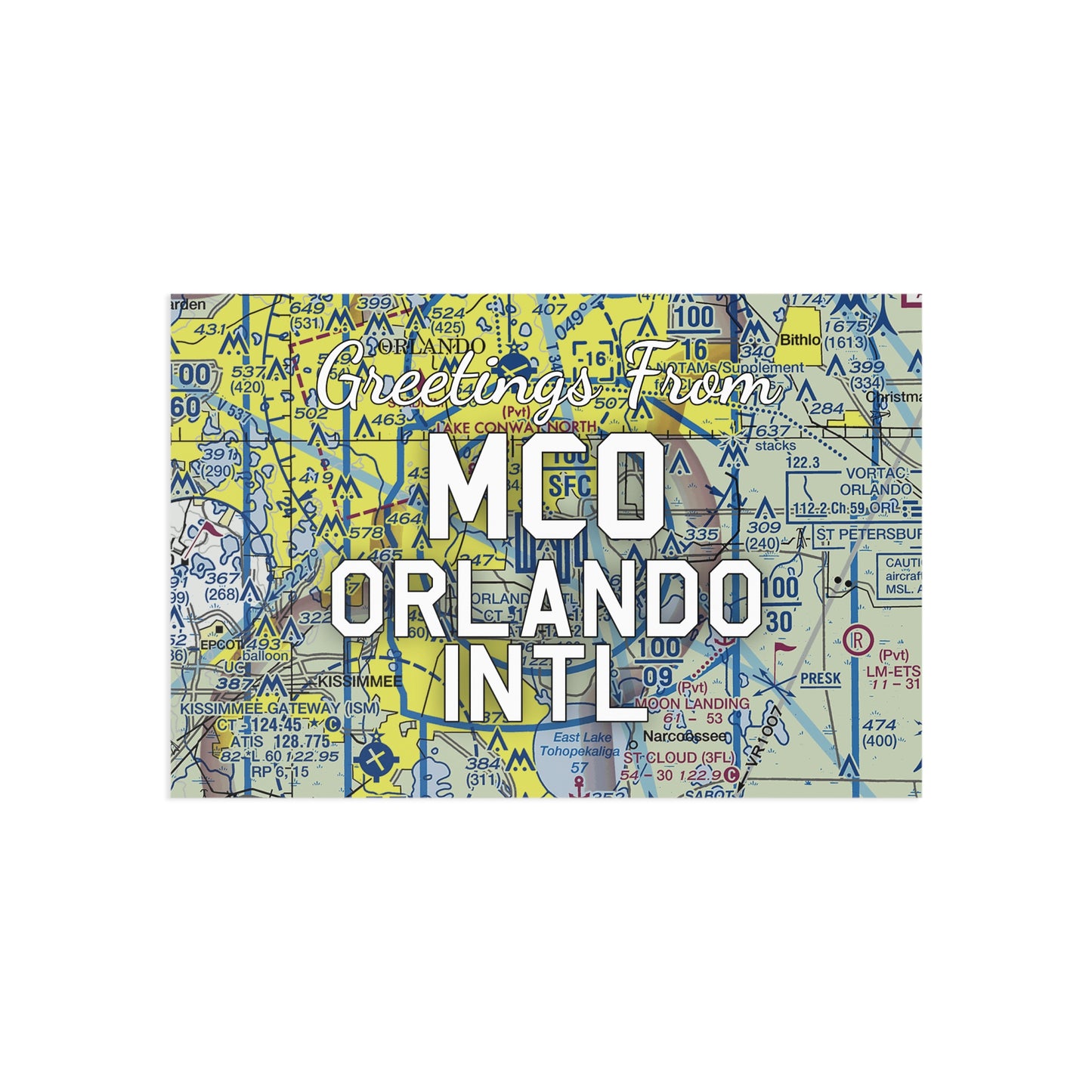 MCO Postcard | Orlando International Airport Card