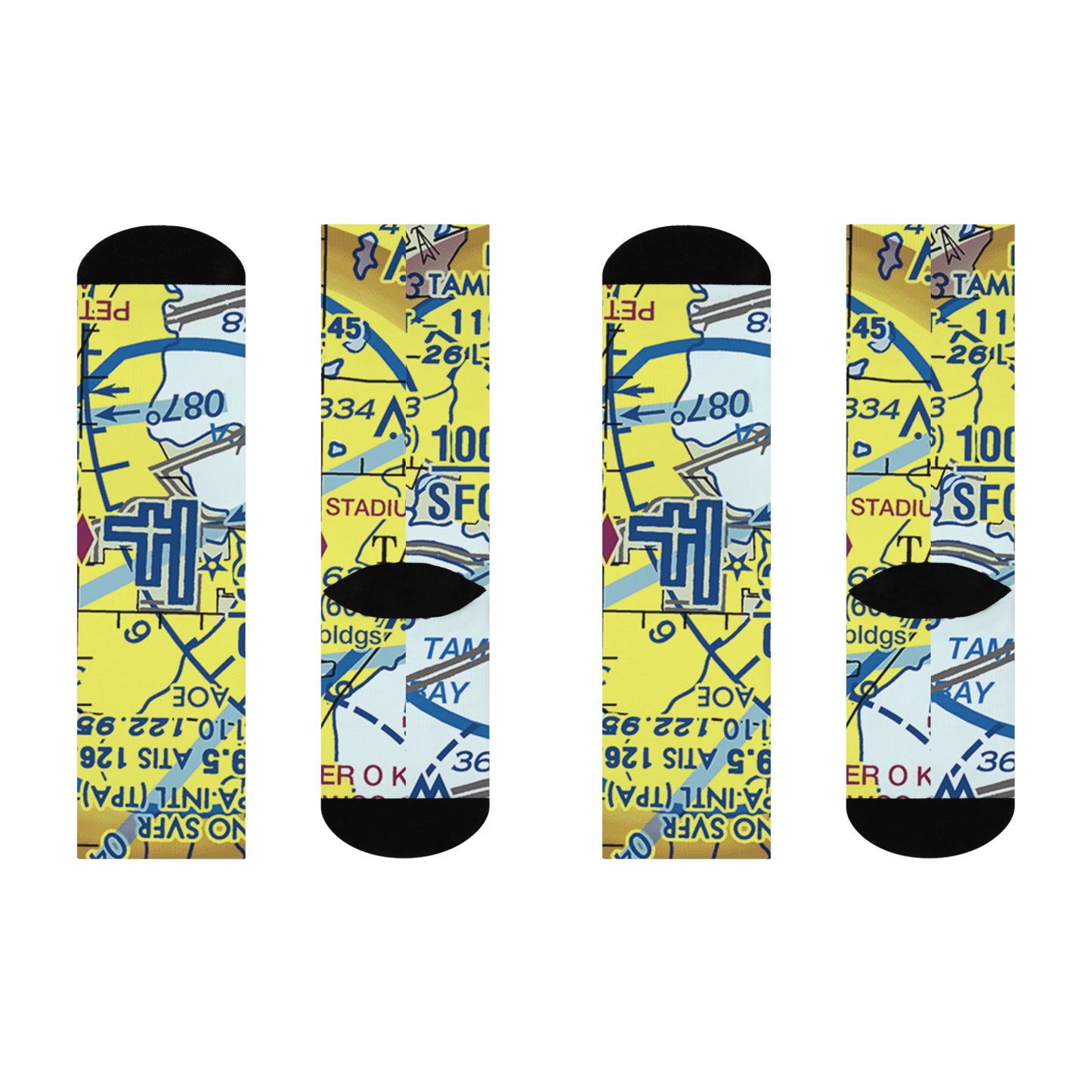 TPA Cushioned Crew Socks | Tampa International Socks