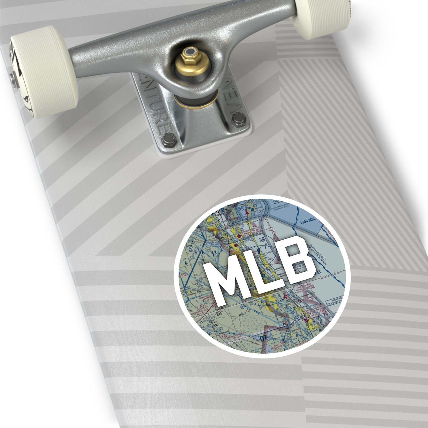 MLB Round Sticker | Melbourne Orlando International Airport Sticker