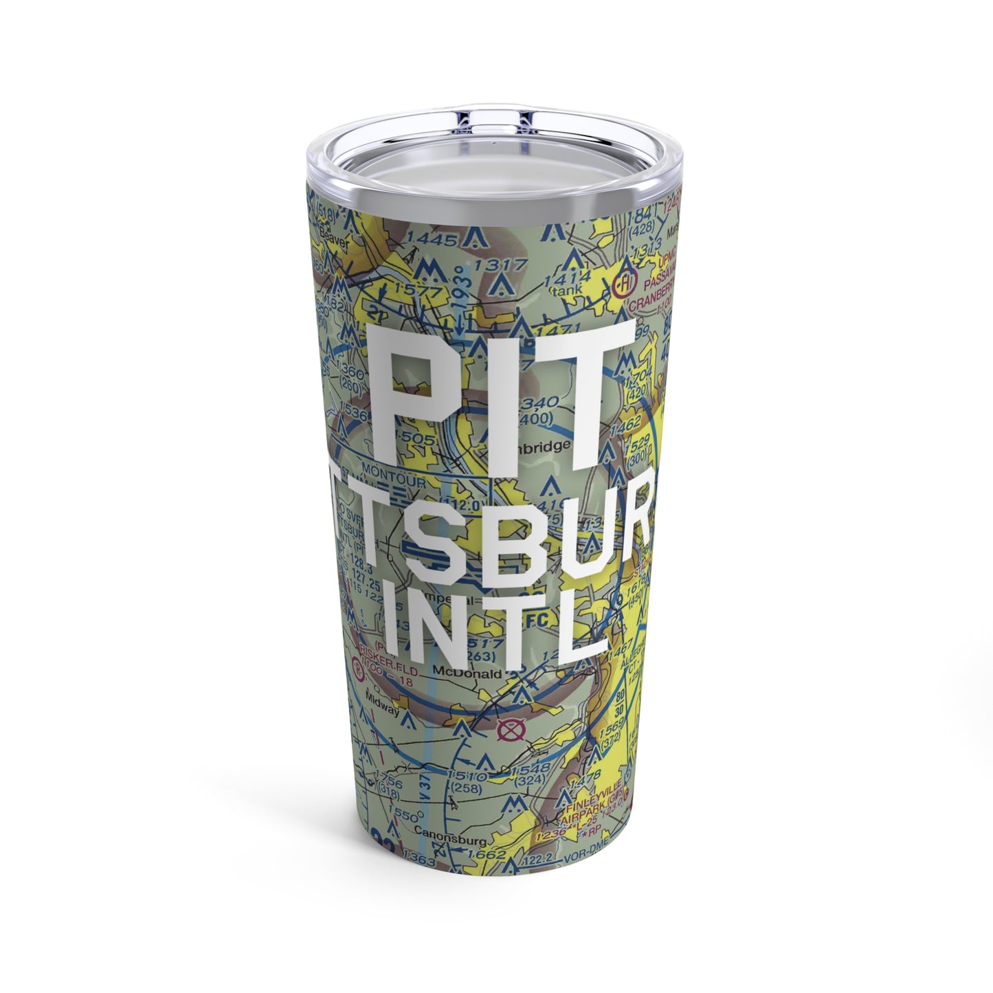 PIT Tumbler | Pittsburgh International Airport Tumbler