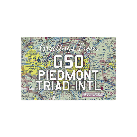 GSO Postcard | Piedmont Triad International Airport Card