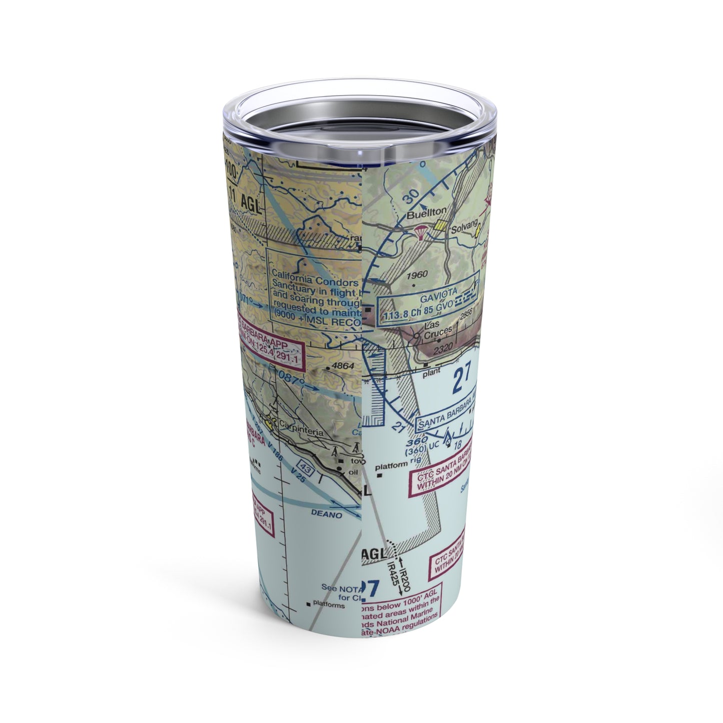 SBA Tumbler | Santa Barbara Municipal Airport Tumbler