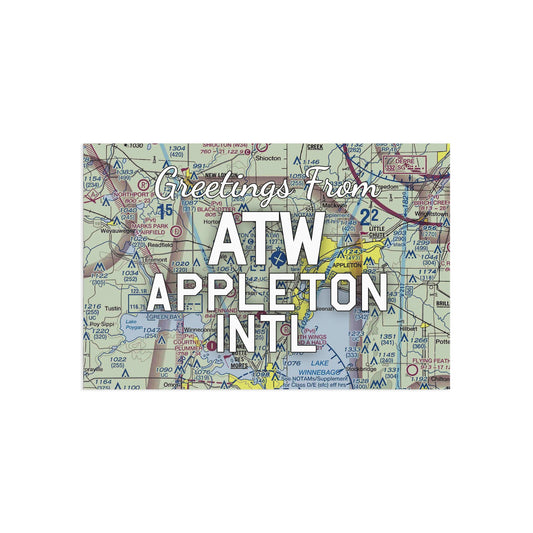 ATW Postcard | Appleton International Airport Card