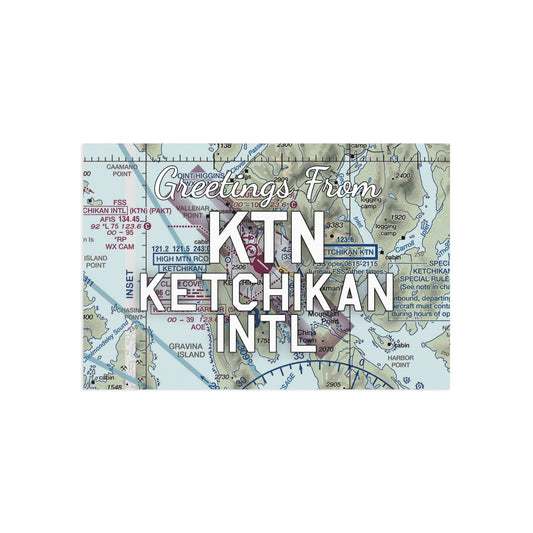KTN Postcard | Ketchikan International Airport Card