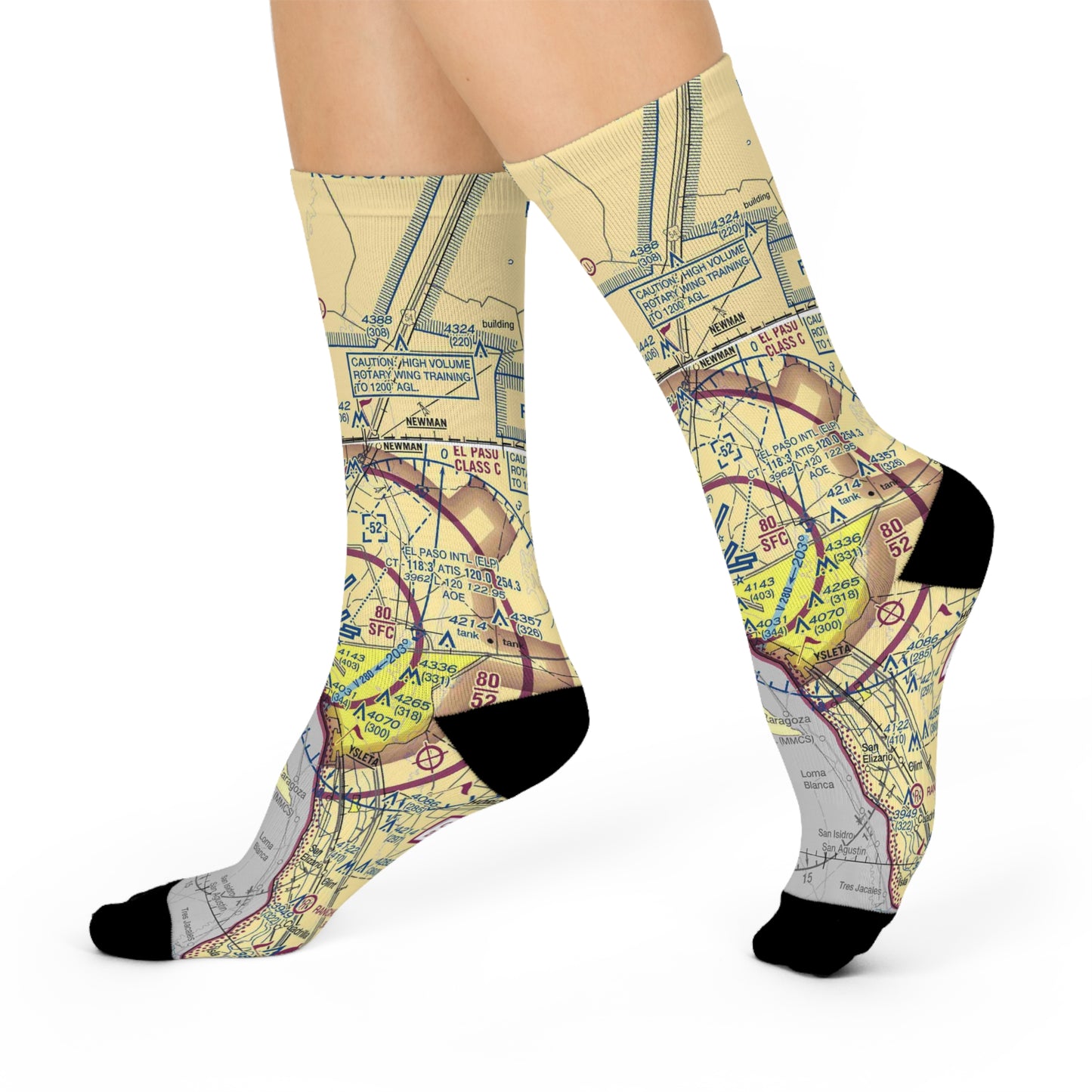 ELP Cushioned Crew Socks | El Paso International Airport Socks