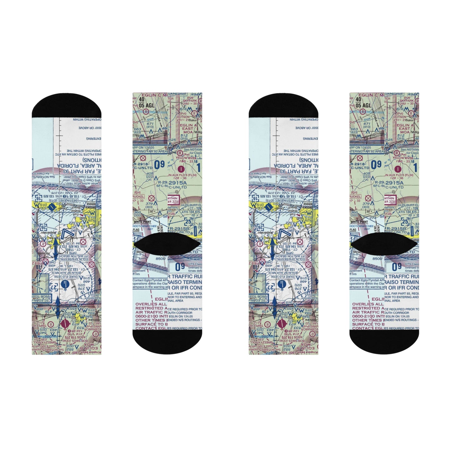 VPS Cushioned Crew Socks | Eglin AFB/Destin-Ft Walton Beach Airport Socks