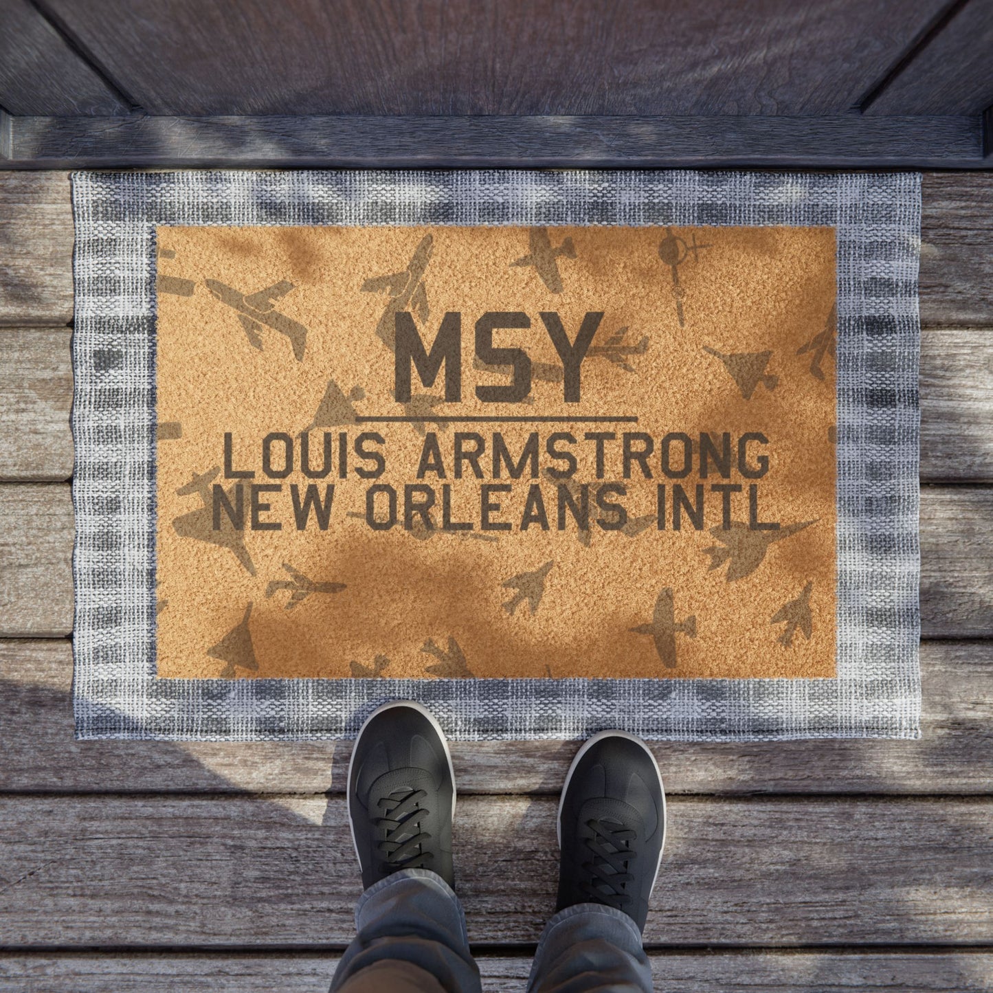 MSY Doormat | Louis Armstrong New Orleans International Airport Doormat